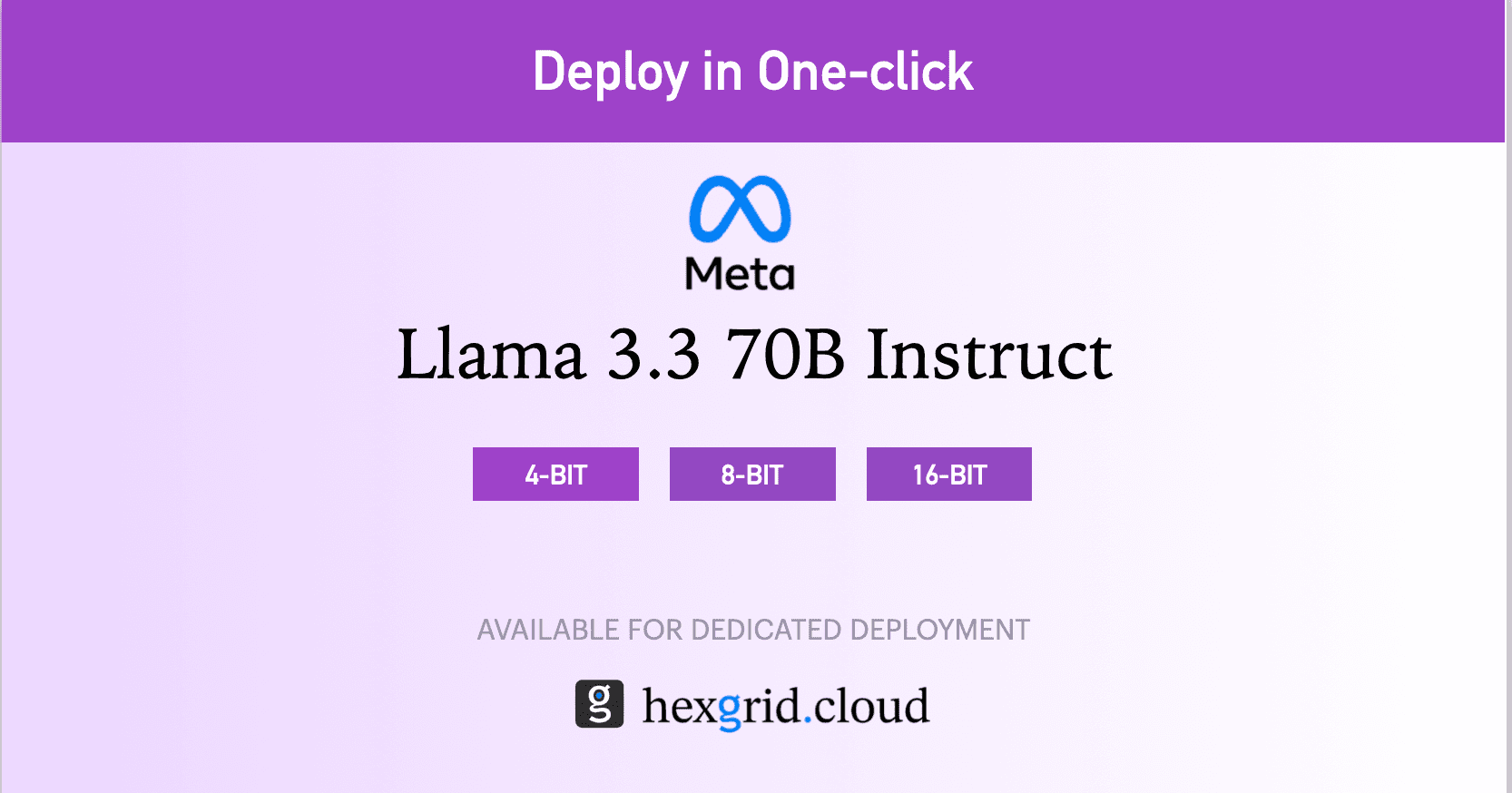 Deploy Llama-3.3 70B in One Click: 4-bit, 8-bit, 16-bit Production API